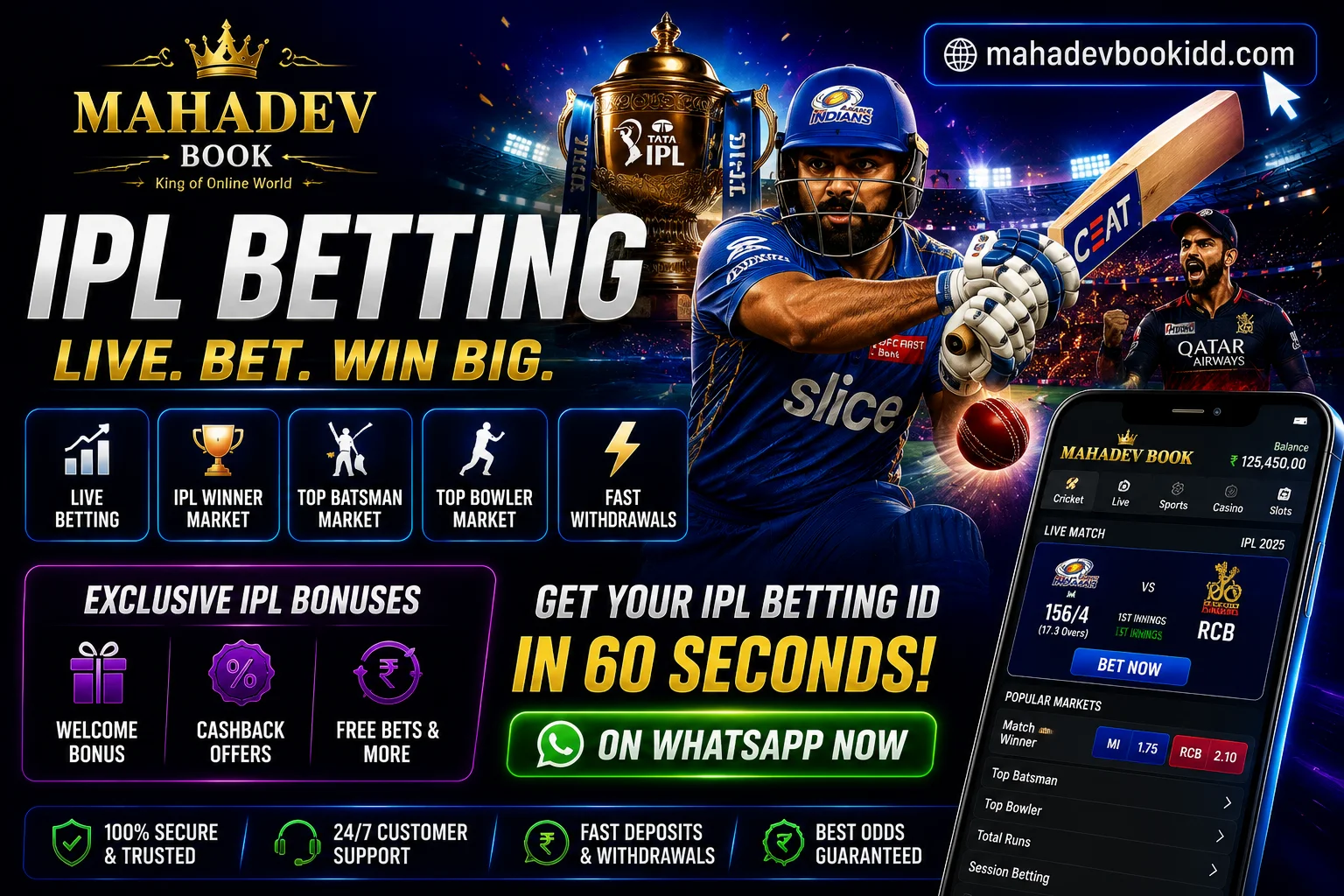 Mahadev Book IPL Betting ID