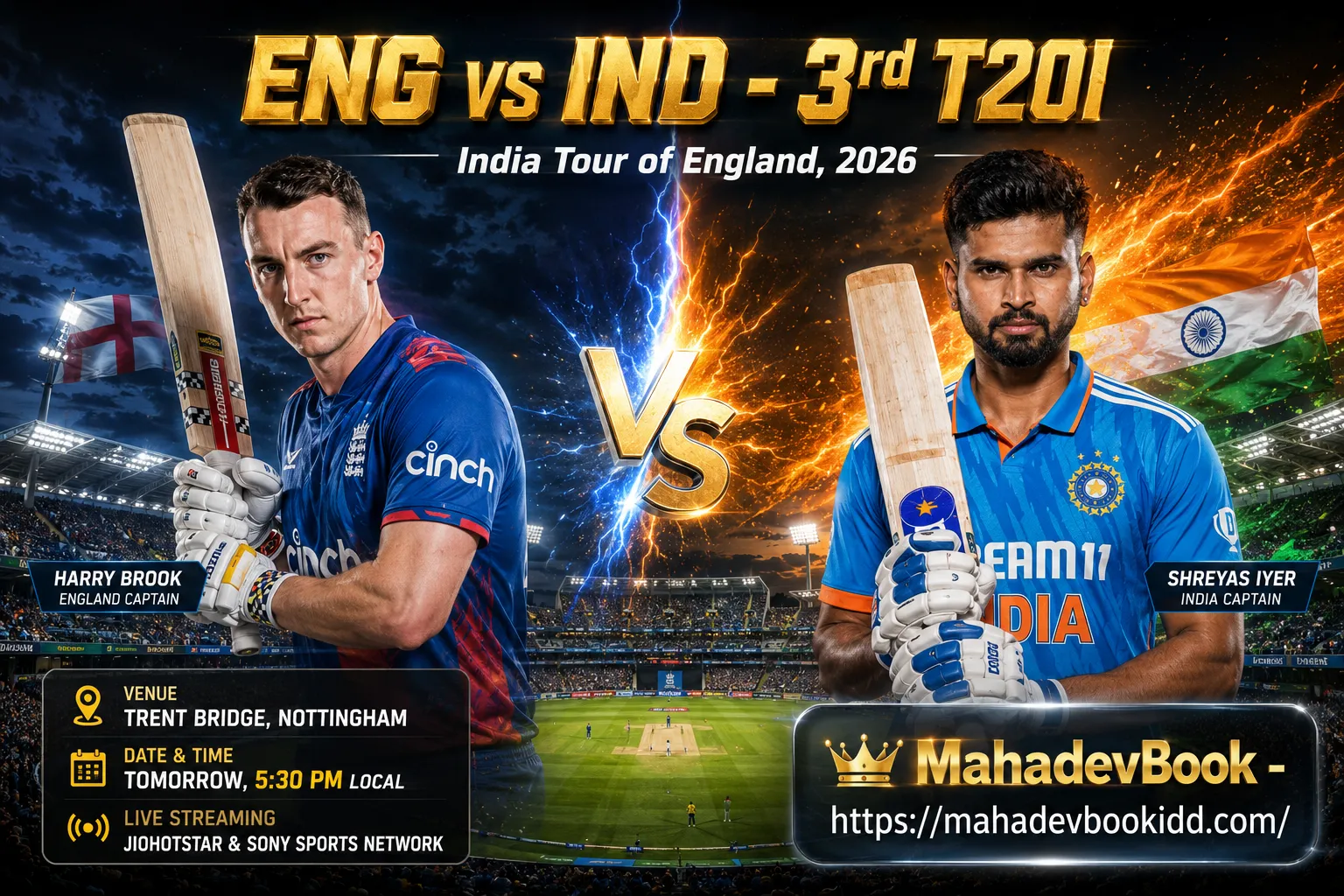 ENG vs IND T20I match preview