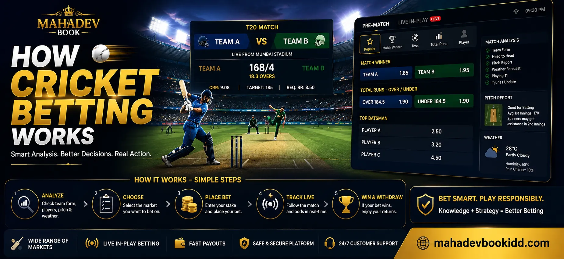 How Cricket Betting Works