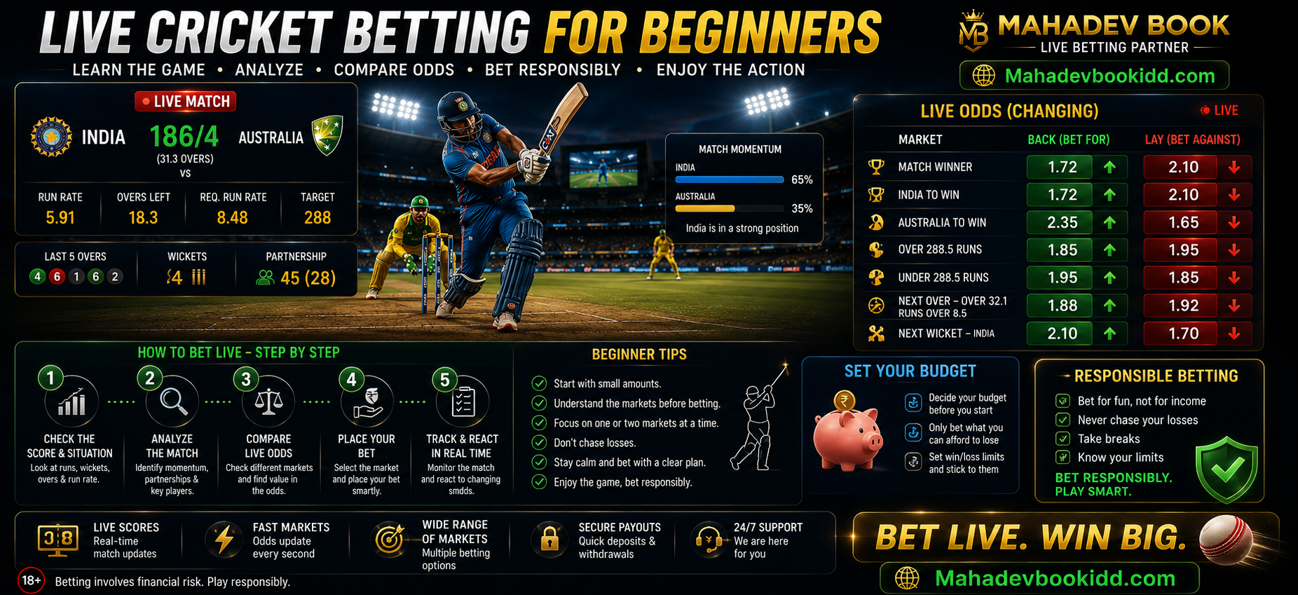 Live Cricket Betting for Beginners