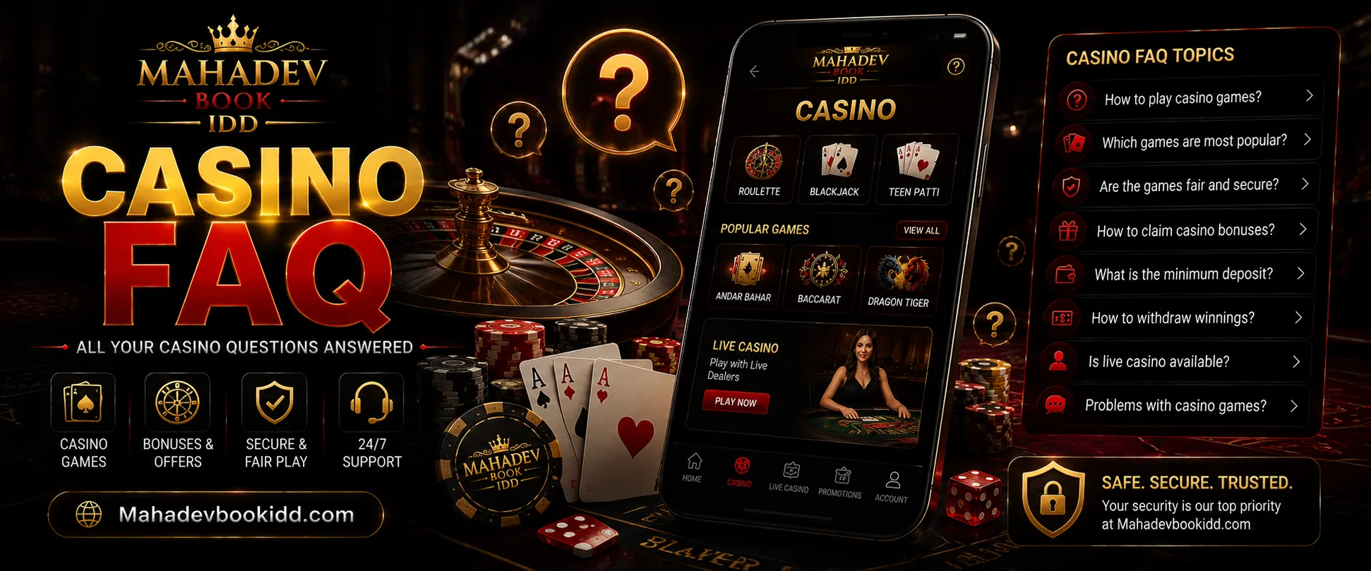 Mahadev Book Casino FAQ