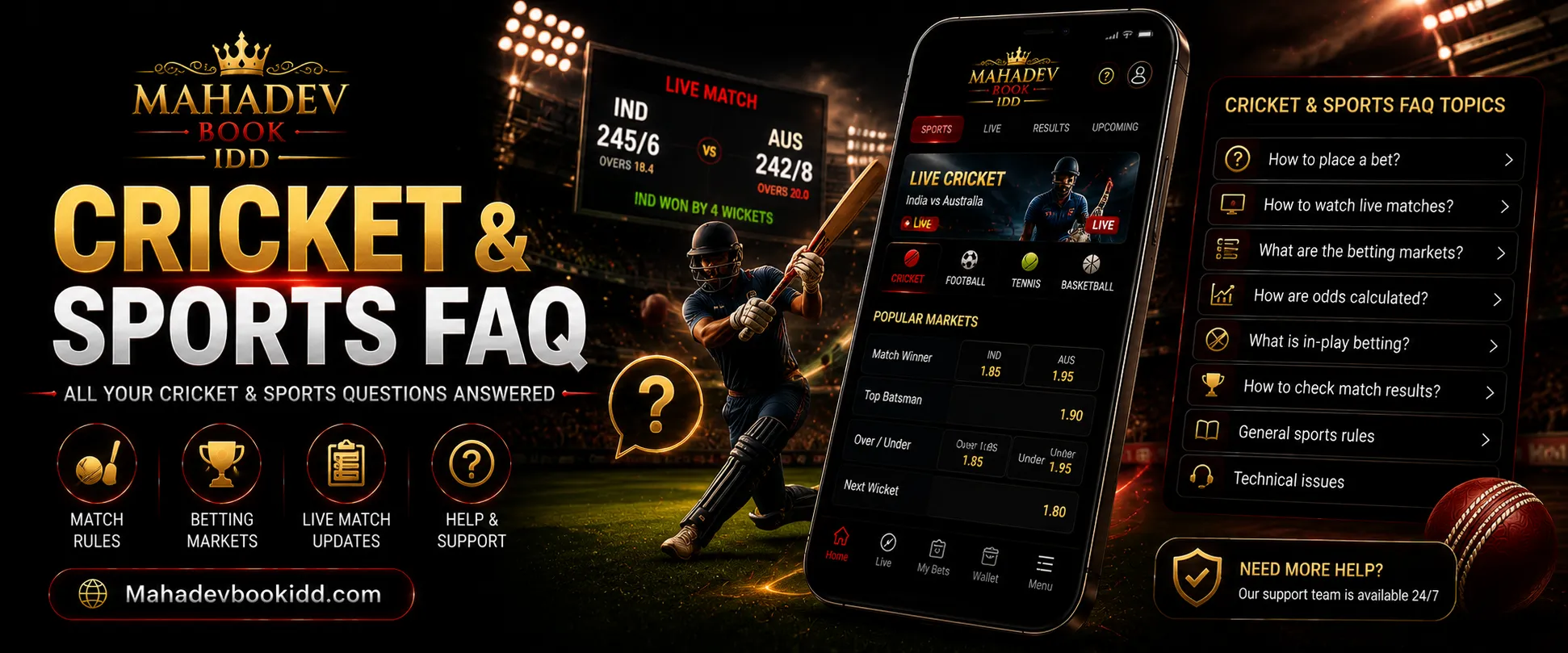 Mahadev Book Cricket Sports FAQ