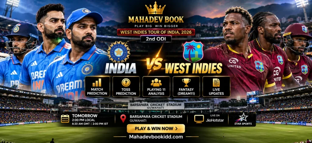 India vs West Indies 2nd ODI match prediction