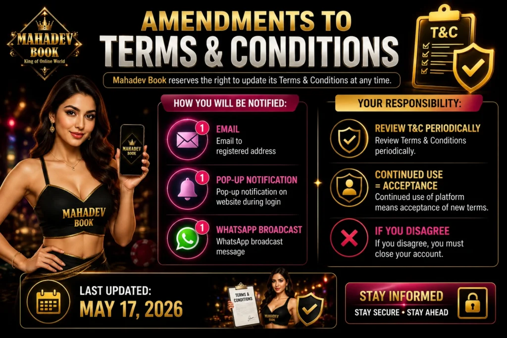 Mahadev Book Terms & Conditions