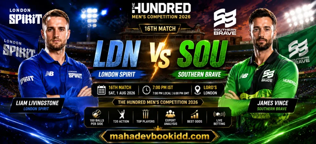LDN vs SOU 16th Match 2026