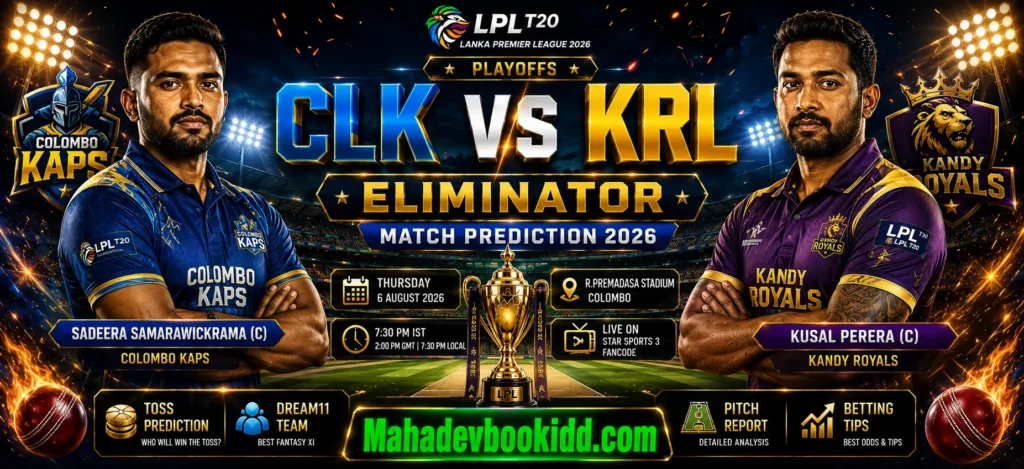 CLK vs KRL Eliminator 2026