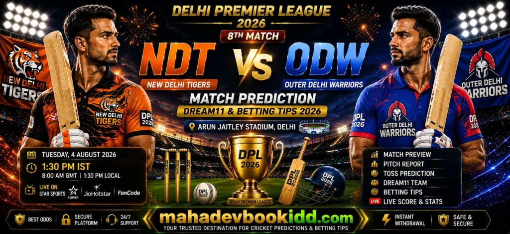 NDT vs ODW 8th Match 2026