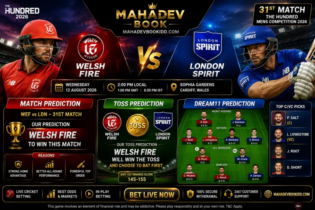 WEF vs LDN 31st Match
