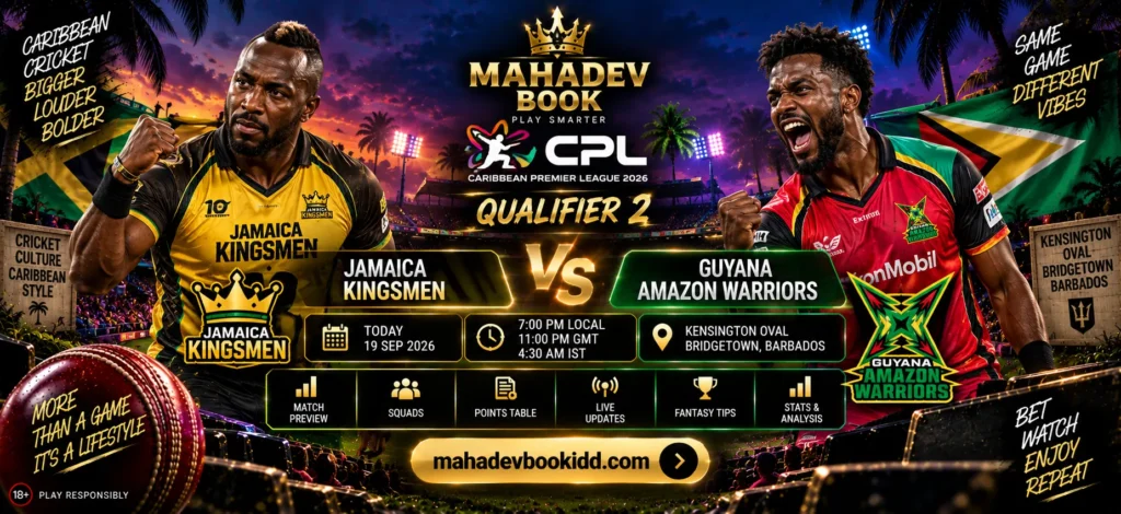Jamaica Kingsmen vs Guyana Amazon Warriors