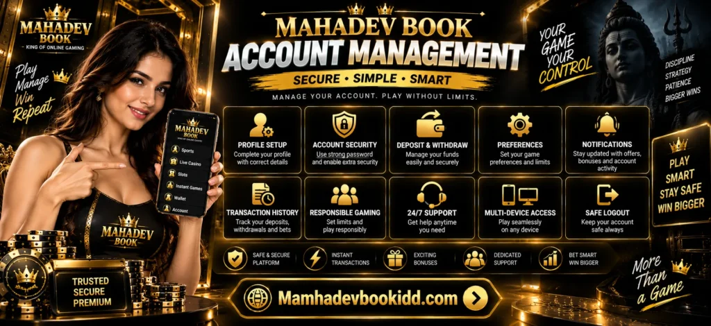 Mahadev book account management