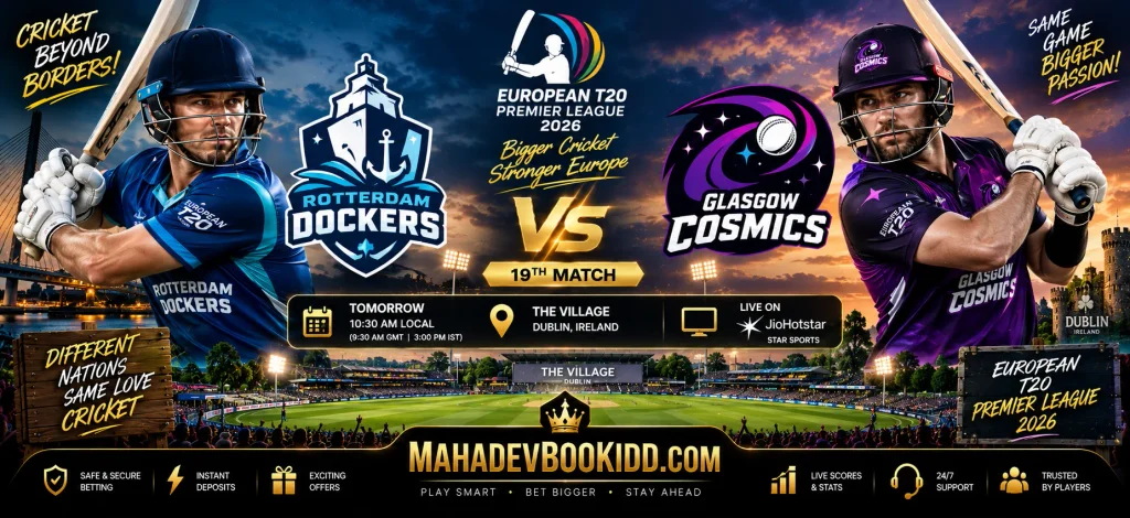Rotterdam Dockers vs Glasgow Cosmics match prediction