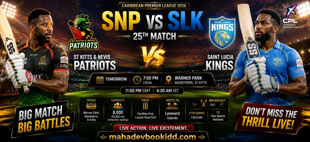 SNP vs SLK 25th Match Prediction