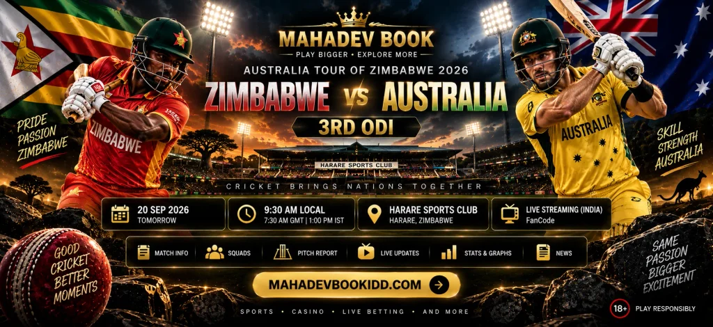 Zimbabwe vs Australia 3rd ODI match prediction
